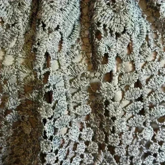 ADIVA Lace Blue Blouse with lining (Size 1X) - Picture 8 of 13